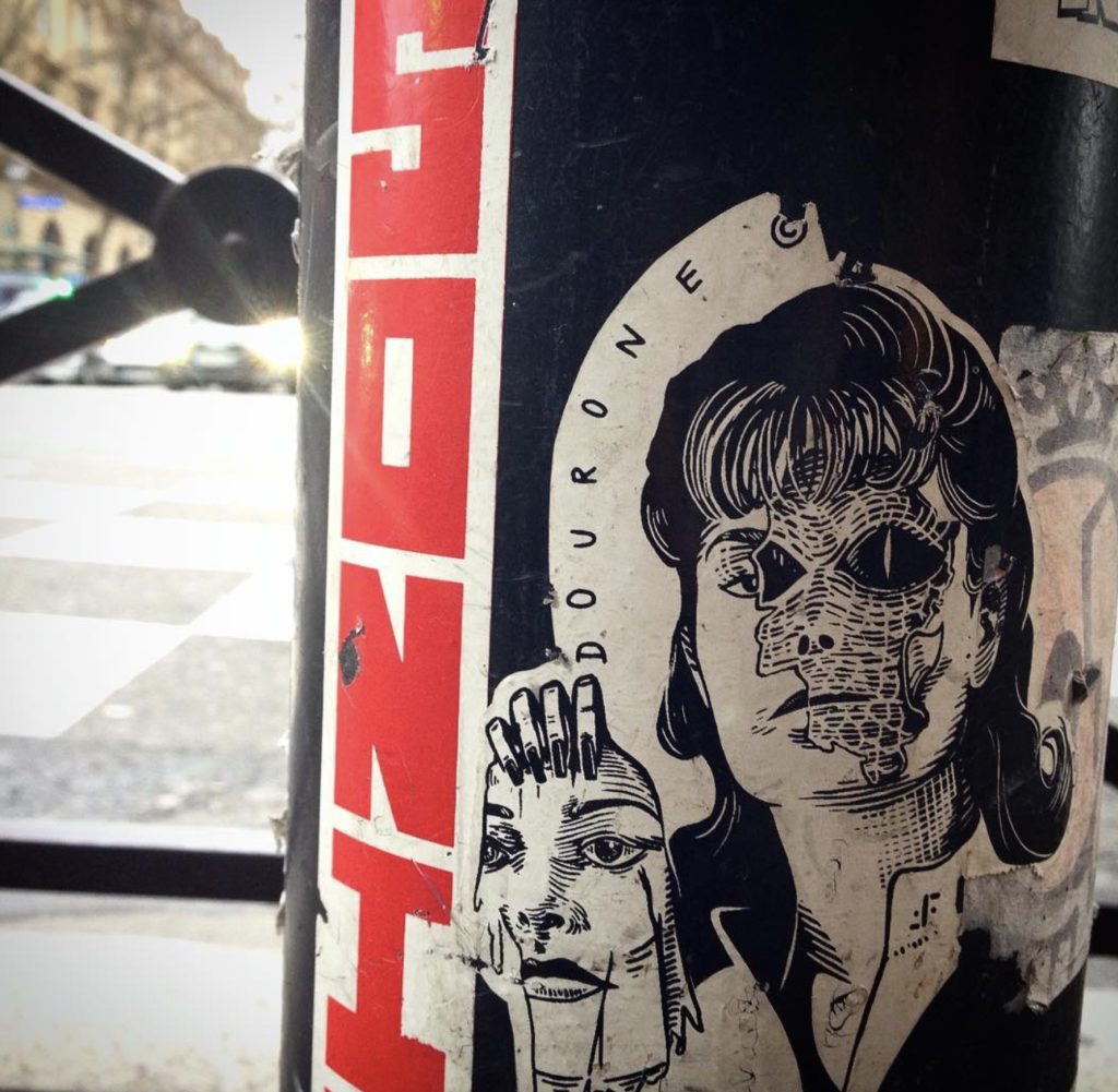 Guerillastyle sticker, Le Marais